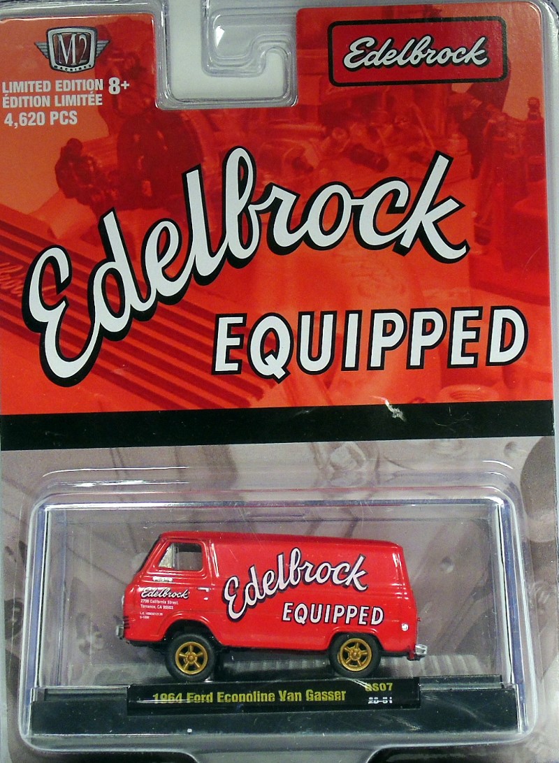 M2 Machines Hobby Dealer Exclusive Release GS07 1964 Ford Econoline Van Gasser - Edelbrock Equipped